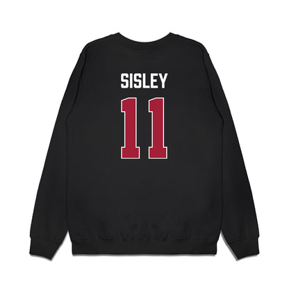 Indiana - NCAA Men's Basketball : Trent Sisley - Vintage Basketball Premium Crewneck Sweatshirt-1