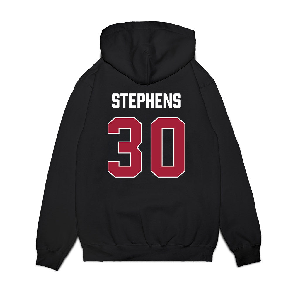 Indiana - NCAA Men's Basketball : Ian Stephens - Vintage Basketball Premium Hooded Sweatshirt-1