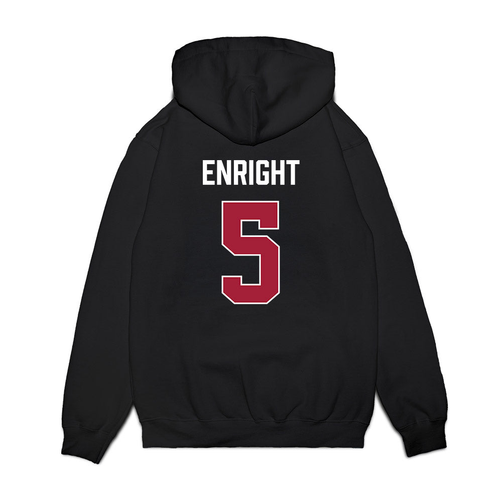 Indiana - NCAA Men's Basketball : Conor Enright - Vintage Basketball Premium Hooded Sweatshirt-1