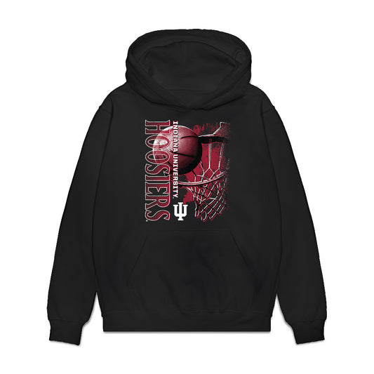 Indiana - NCAA Women's Basketball : Addison Nyemchek - Vintage Basketball Premium Hooded Sweatshirt-0