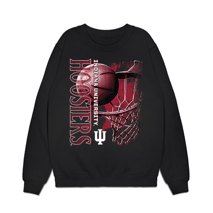Indiana - NCAA Women's Basketball : Lenee Beaumont - Vintage Basketball Premium Crewneck Sweatshirt-0