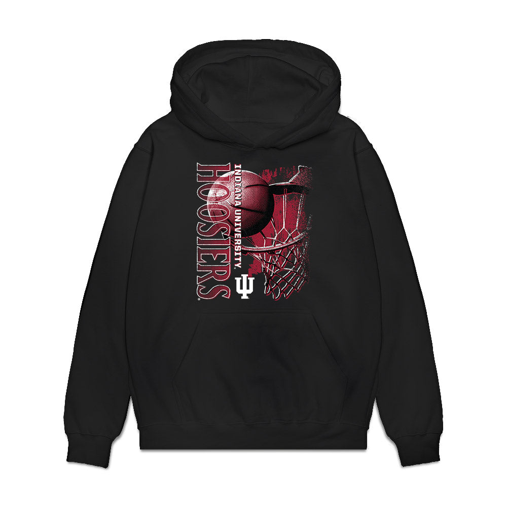 Indiana - NCAA Women's Basketball : Lenee Beaumont - Vintage Basketball Premium Hooded Sweatshirt-0