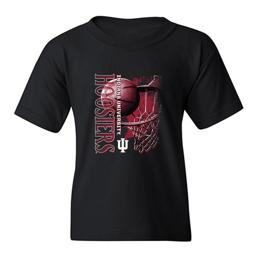 Indiana - NCAA Women's Basketball : Lenee Beaumont - Vintage Basketball Youth T-Shirt-0