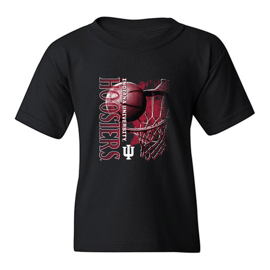 Indiana - NCAA Men's Basketball : Ian Stephens - Vintage Basketball Youth T-Shirt-0