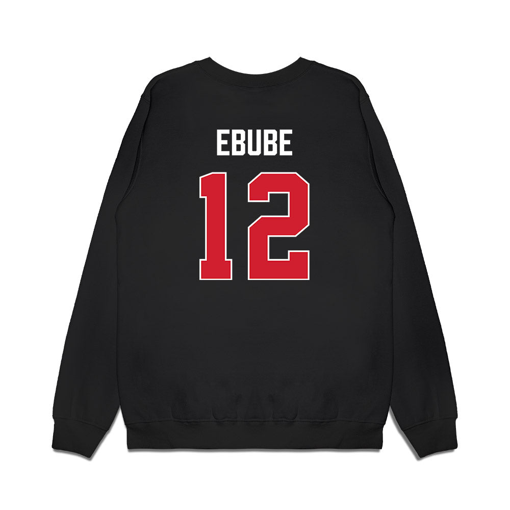NC State - NCAA Men's Basketball : Scottie Ebube - Vintage Shersey Premium Crewneck Sweatshirt-1