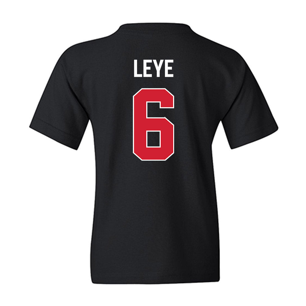 NC State - NCAA Women's Basketball : Ndeye Leye - Vintage Shersey Youth T-Shirt-1