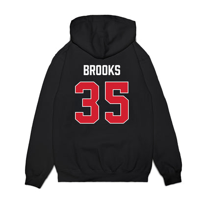 NC State - NCAA Women's Basketball : Zoe Brooks - Vintage Shersey Premium Hooded Sweatshirt-1