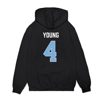UNC - NCAA Men's Basketball : Jaydon Young - Vintage Shersey Premium Hooded Sweatshirt-1