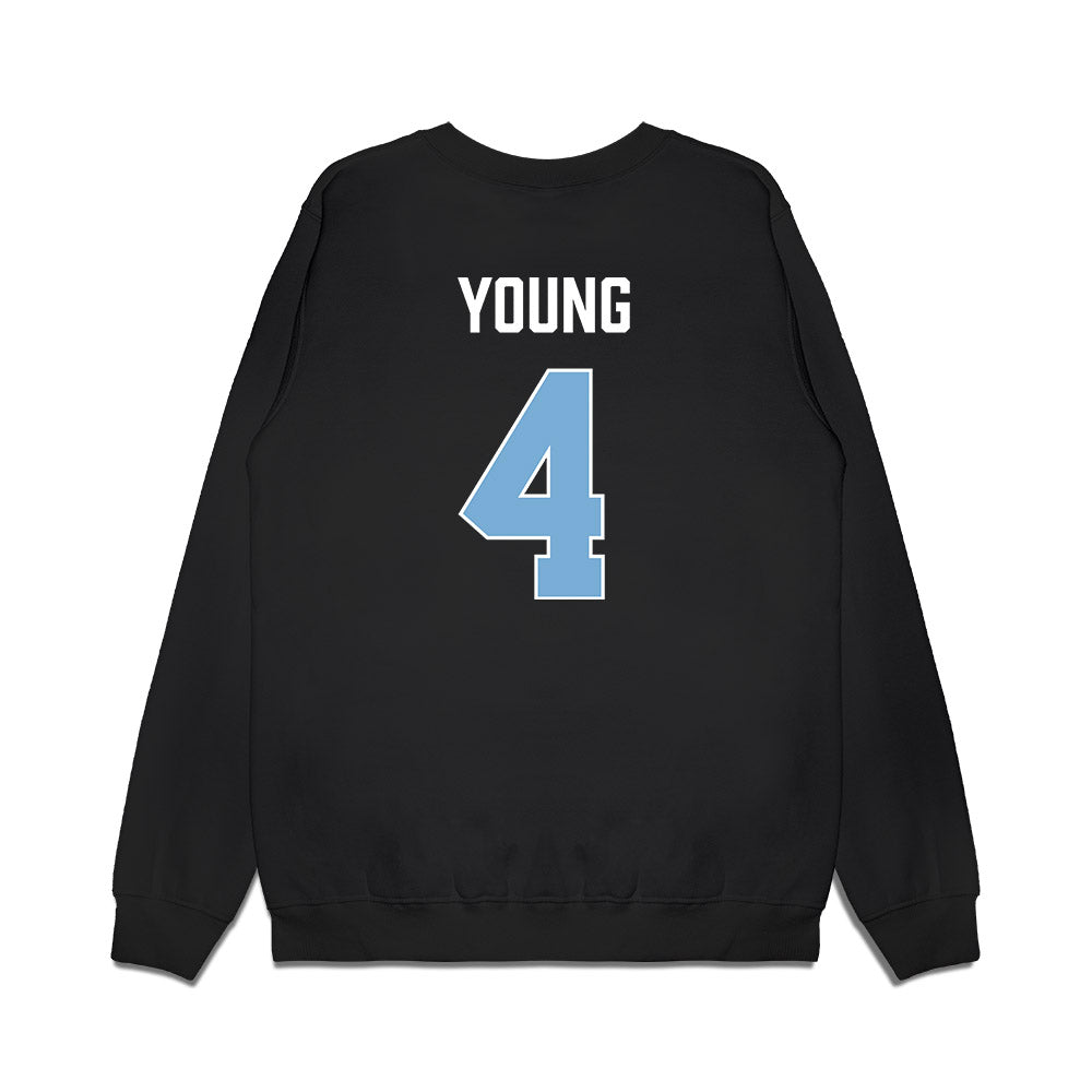 UNC - NCAA Men's Basketball : Jaydon Young - Vintage Shersey Premium Crewneck Sweatshirt-1