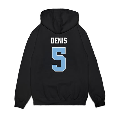 UNC - NCAA Men's Basketball : Isaiah Denis - Vintage Shersey Premium Hooded Sweatshirt-1