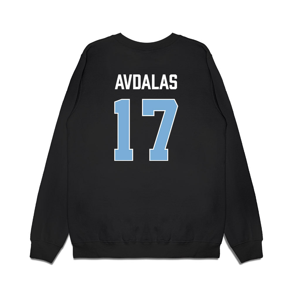 UNC - NCAA Men's Basketball : Neoklis Avdalas - Vintage Shersey Premium Crewneck Sweatshirt-1