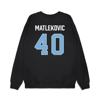 UNC - NCAA Men's Basketball : Ivan Matlekovic - Vintage Shersey Premium Crewneck Sweatshirt-1