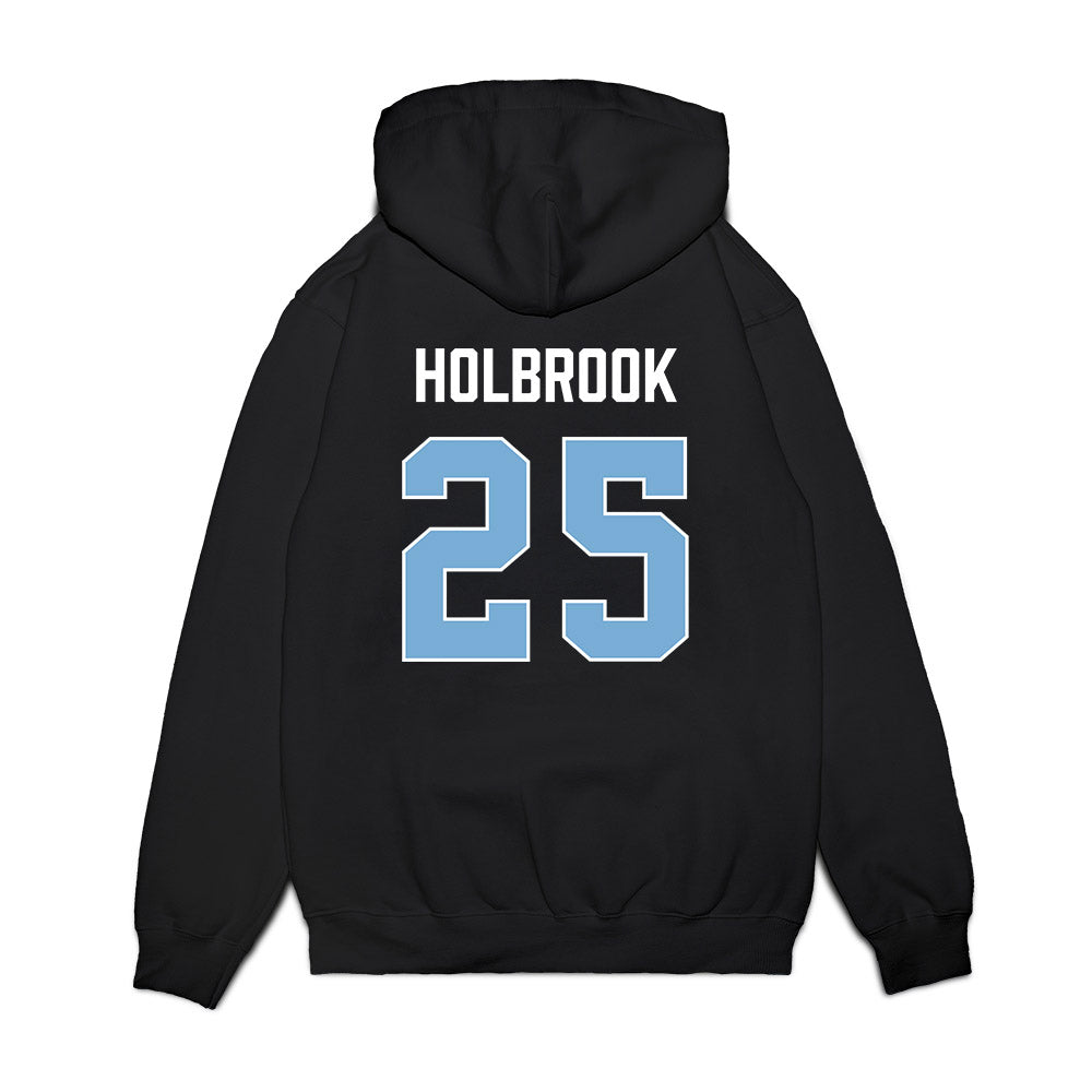 UNC - NCAA Men's Basketball : John Holbrook - Vintage Shersey Premium Hooded Sweatshirt-1
