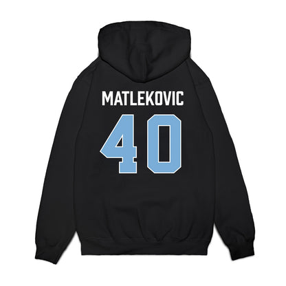 UNC - NCAA Men's Basketball : Ivan Matlekovic - Vintage Shersey Premium Hooded Sweatshirt-1