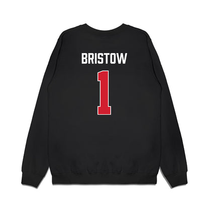 Texas Tech - NCAA Women's Basketball : Jalynn Bristow - Vintage Basketball Premium Crewneck Sweatshirt-1
