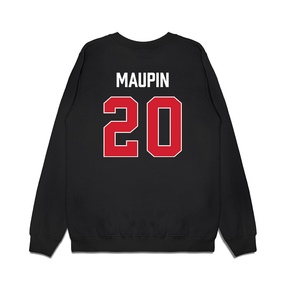 Texas Tech - NCAA Women's Basketball : Bailey Maupin - Vintage Basketball Premium Crewneck Sweatshirt-1