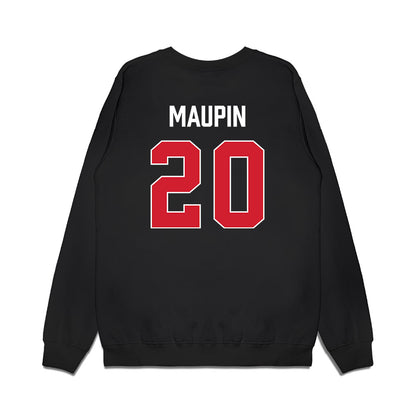 Texas Tech - NCAA Women's Basketball : Bailey Maupin - Vintage Basketball Premium Crewneck Sweatshirt-1