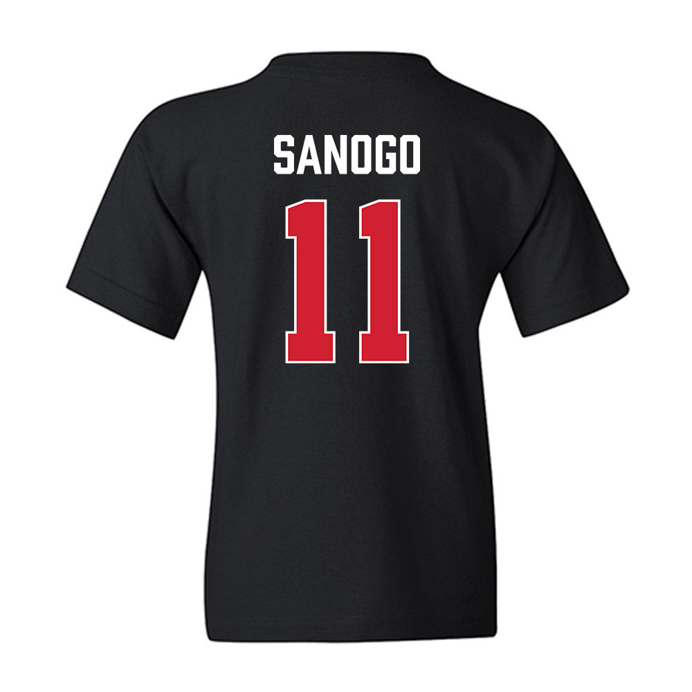 Texas Tech - NCAA Women's Basketball : Sarengbe Sanogo - Vintage Basketball Youth T-Shirt-1