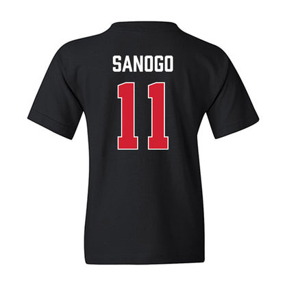 Texas Tech - NCAA Women's Basketball : Sarengbe Sanogo - Vintage Basketball Youth T-Shirt-1
