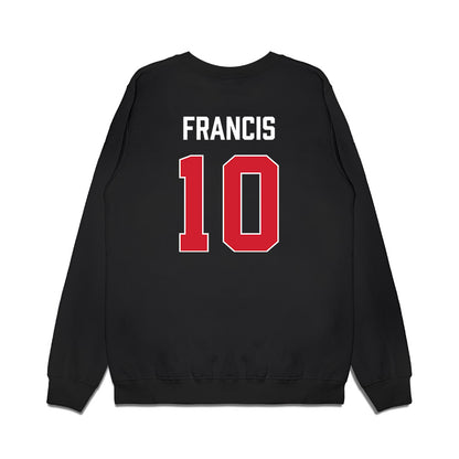 Texas Tech - NCAA Men's Basketball : Jack Francis Francis - Vintage Basketball Premium Crewneck Sweatshirt-1