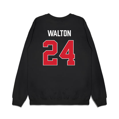 Texas Tech - NCAA Men's Basketball : Kerwin Walton - Vintage Basketball Premium Crewneck Sweatshirt-1