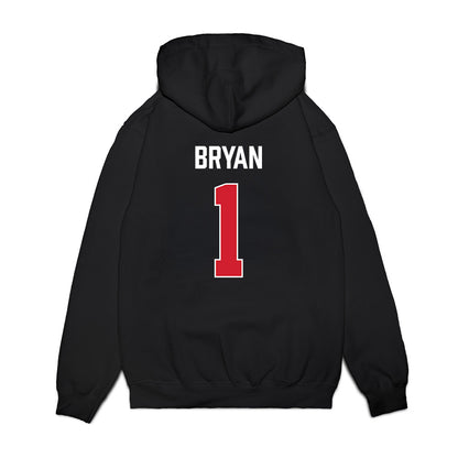 Texas Tech - NCAA Men's Basketball : Tyeree Bryan - Vintage Basketball Premium Hooded Sweatshirt-1