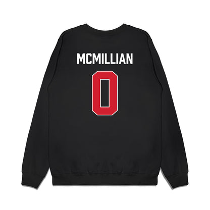 Texas Tech - NCAA Men's Basketball : Chance McMillian - Vintage Basketball Premium Crewneck Sweatshirt-1