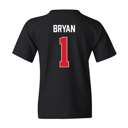 Texas Tech - NCAA Men's Basketball : Tyeree Bryan - Vintage Basketball Youth T-Shirt-1