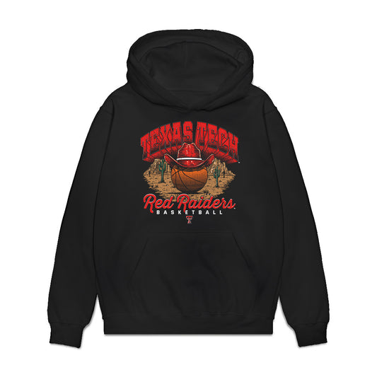 Texas Tech - NCAA Women's Basketball : Bailey Maupin - Vintage Basketball Premium Hooded Sweatshirt-0