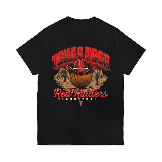 Texas Tech - NCAA Women's Basketball : Denae Fritz - Vintage Basketball Comfort Colors T-Shirt-0