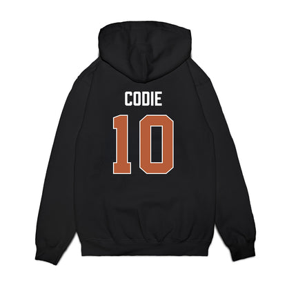 Texas - NCAA Men's Basketball : nicolas codie - Vintage Basketball Premium Hooded Sweatshirt-1