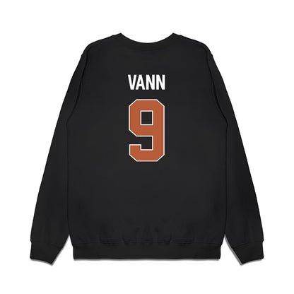 Texas - NCAA Women's Basketball : Zya Vann - Vintage Basketball Premium Crewneck Sweatshirt-1