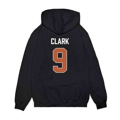 Texas - NCAA Men's Basketball : John Clark - Vintage Basketball Premium Hooded Sweatshirt-1