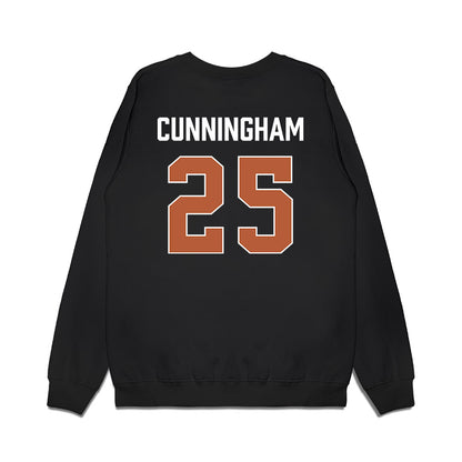 Texas - NCAA Women's Basketball : Breya Cunningham - Vintage Basketball Premium Crewneck Sweatshirt-1