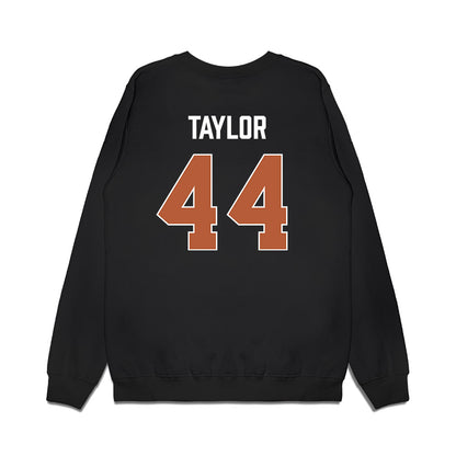 Texas - NCAA Men's Basketball : Brandon Taylor - Vintage Basketball Premium Crewneck Sweatshirt-1
