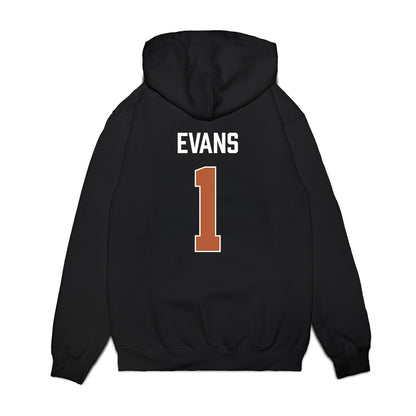 Texas - NCAA Men's Basketball : Amari Evans - Vintage Basketball Premium Hooded Sweatshirt-1