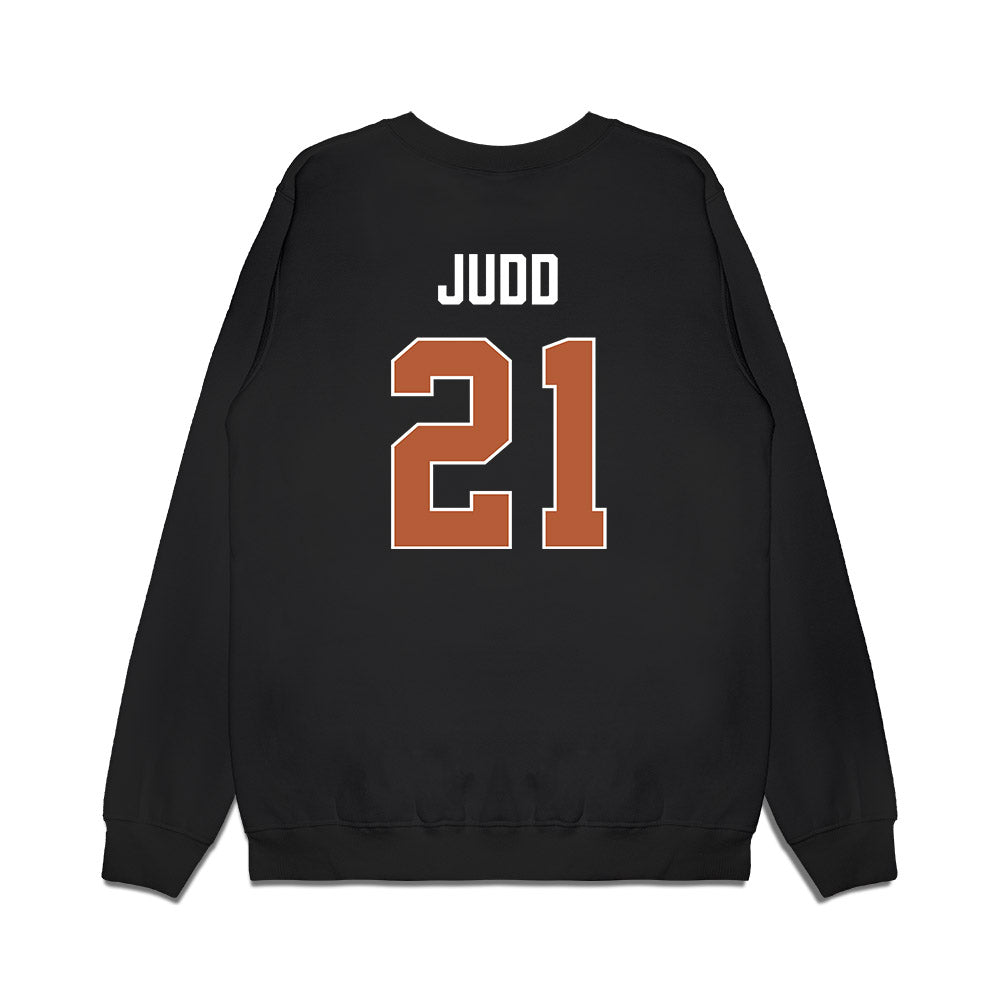 Texas - NCAA Women's Basketball : Ashton Judd - Vintage Basketball Premium Crewneck Sweatshirt-1