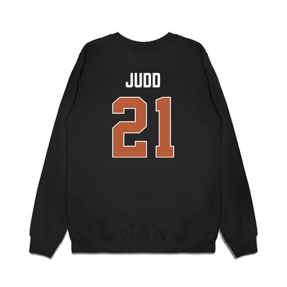 Texas - NCAA Women's Basketball : Ashton Judd - Vintage Basketball Premium Crewneck Sweatshirt-1