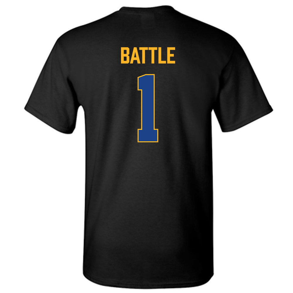 Pittsburgh - NCAA Women's Basketball : Aaryn Battle - Vintage Shersey T-Shirt-1