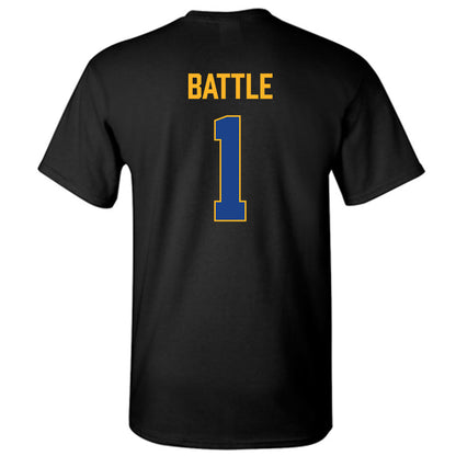 Pittsburgh - NCAA Women's Basketball : Aaryn Battle - Vintage Shersey T-Shirt-1