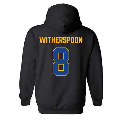 Pittsburgh - NCAA Men's Basketball : Omari Witherspoon - Vintage Shersey Hooded Sweatshirt-1