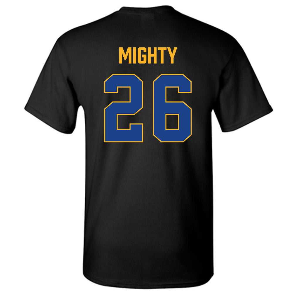 Pittsburgh - NCAA Men's Basketball : Armani Mighty - Vintage Shersey T-Shirt-1