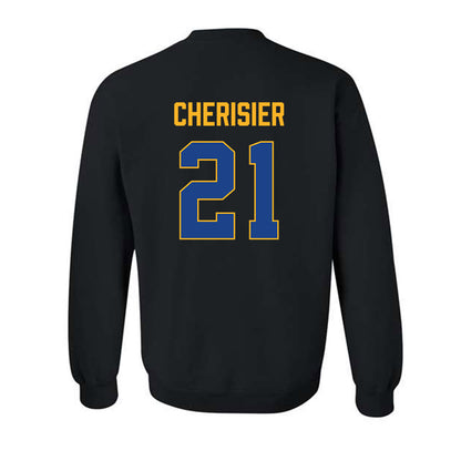 Pittsburgh - NCAA Women's Basketball : Andea Cherisier - Vintage Shersey Crewneck Sweatshirt-1