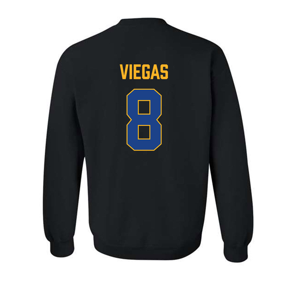 Pittsburgh - NCAA Women's Basketball : Carla Viegas - Vintage Shersey Crewneck Sweatshirt-1