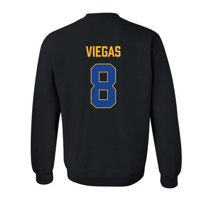 Pittsburgh - NCAA Women's Basketball : Carla Viegas - Vintage Shersey Crewneck Sweatshirt-1