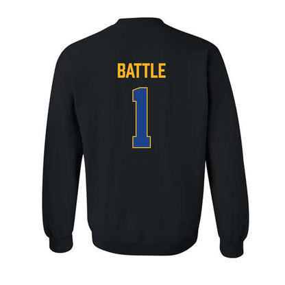 Pittsburgh - NCAA Women's Basketball : Aaryn Battle - Vintage Shersey Crewneck Sweatshirt-1