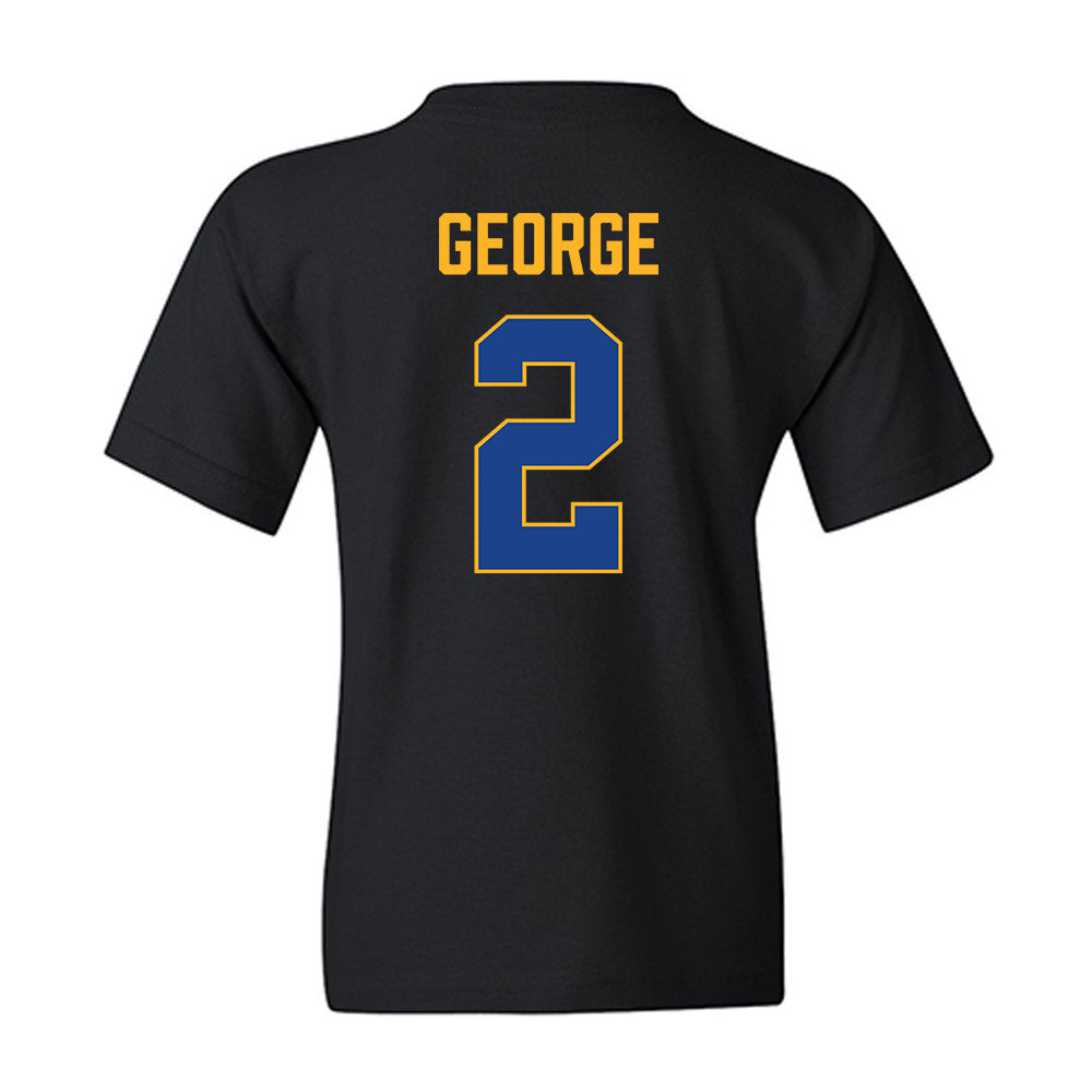 Pittsburgh - NCAA Men's Basketball : Naithan George - Vintage Shersey Youth T-Shirt-1