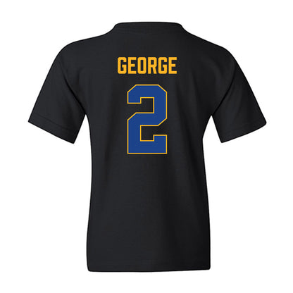 Pittsburgh - NCAA Men's Basketball : Naithan George - Vintage Shersey Youth T-Shirt-1