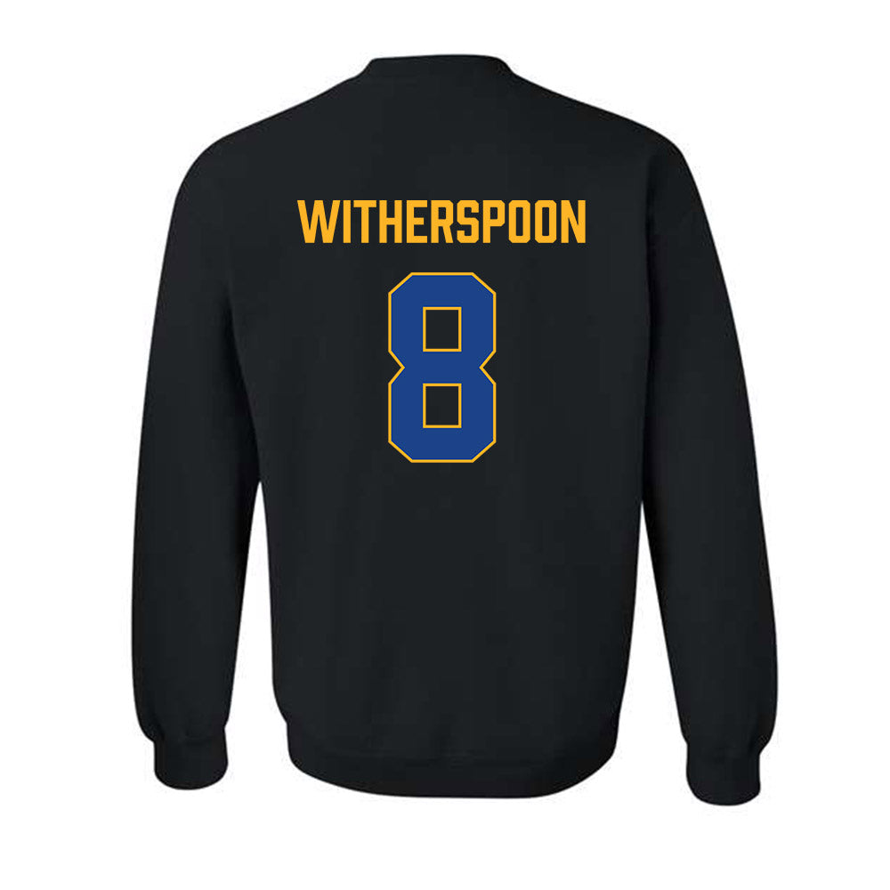 Pittsburgh - NCAA Men's Basketball : Omari Witherspoon - Vintage Shersey Crewneck Sweatshirt-1