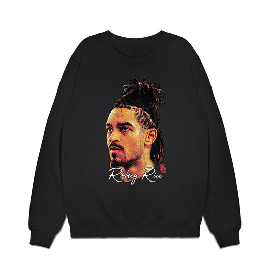 USC - NCAA Men's Basketball : Rodney Rice - Game Face Premium Crewneck Sweatshirt-0
